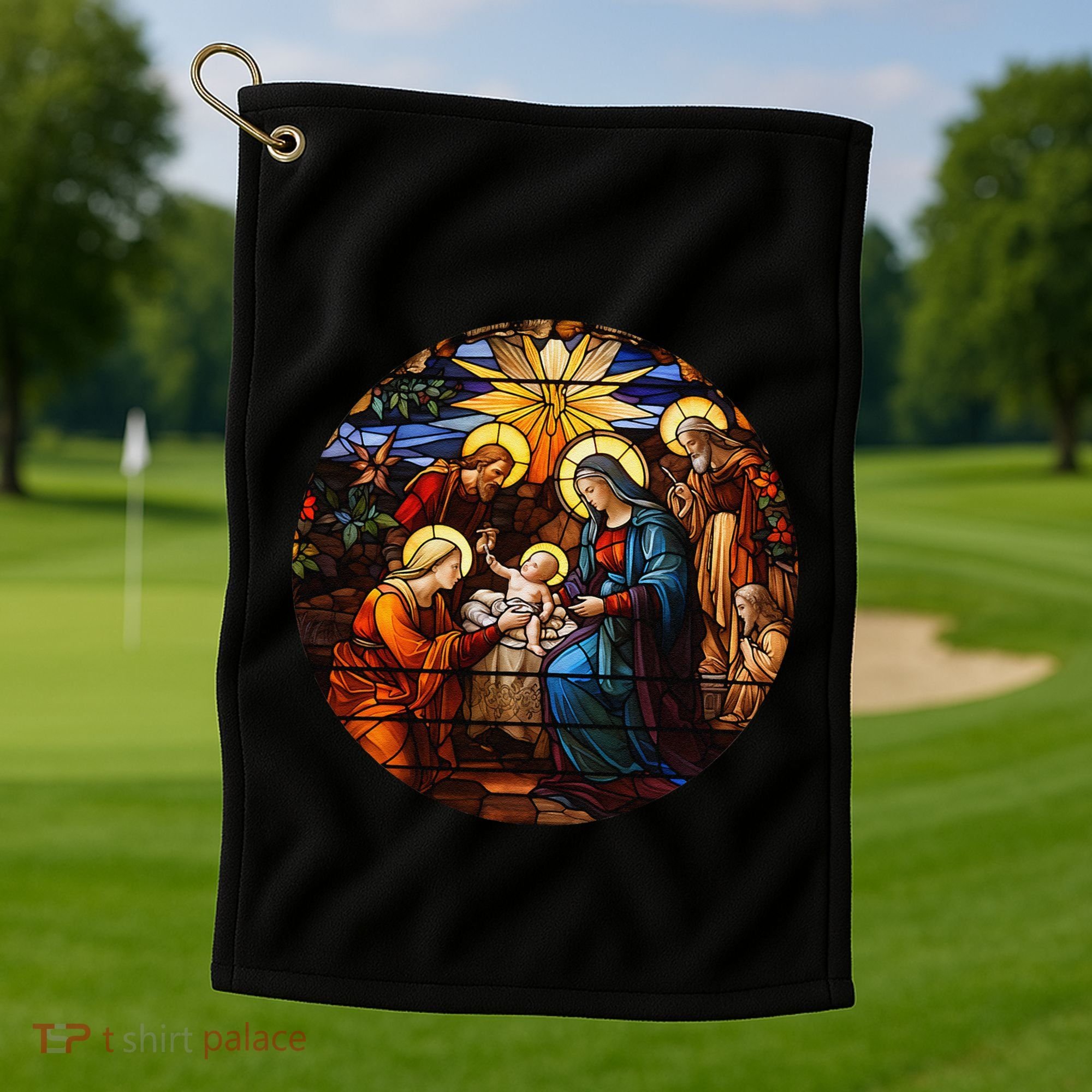True Story Christmas Nativity Jesus Christian Golf Towel