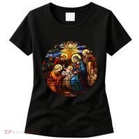 True Story Christmas Nativity Jesus Christian Women's T-Shirt thumb 0