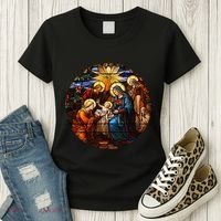 True Story Christmas Nativity Jesus Christian Women's T-Shirt thumb 3