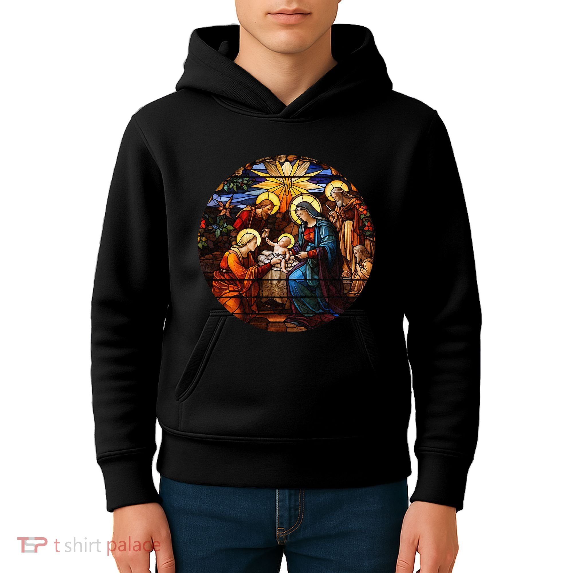 True Story Christmas Nativity Jesus Christian Kids Hoodie