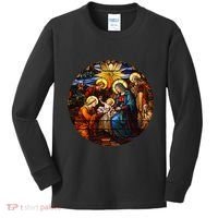 True Story Christmas Nativity Jesus Christian Kids Long Sleeve Shirt thumb 0