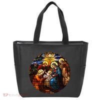 True Story Christmas Nativity Jesus Christian Tote Bag thumb 0