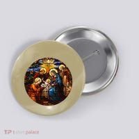 True Story Christmas Nativity Jesus Christian Button thumb 0