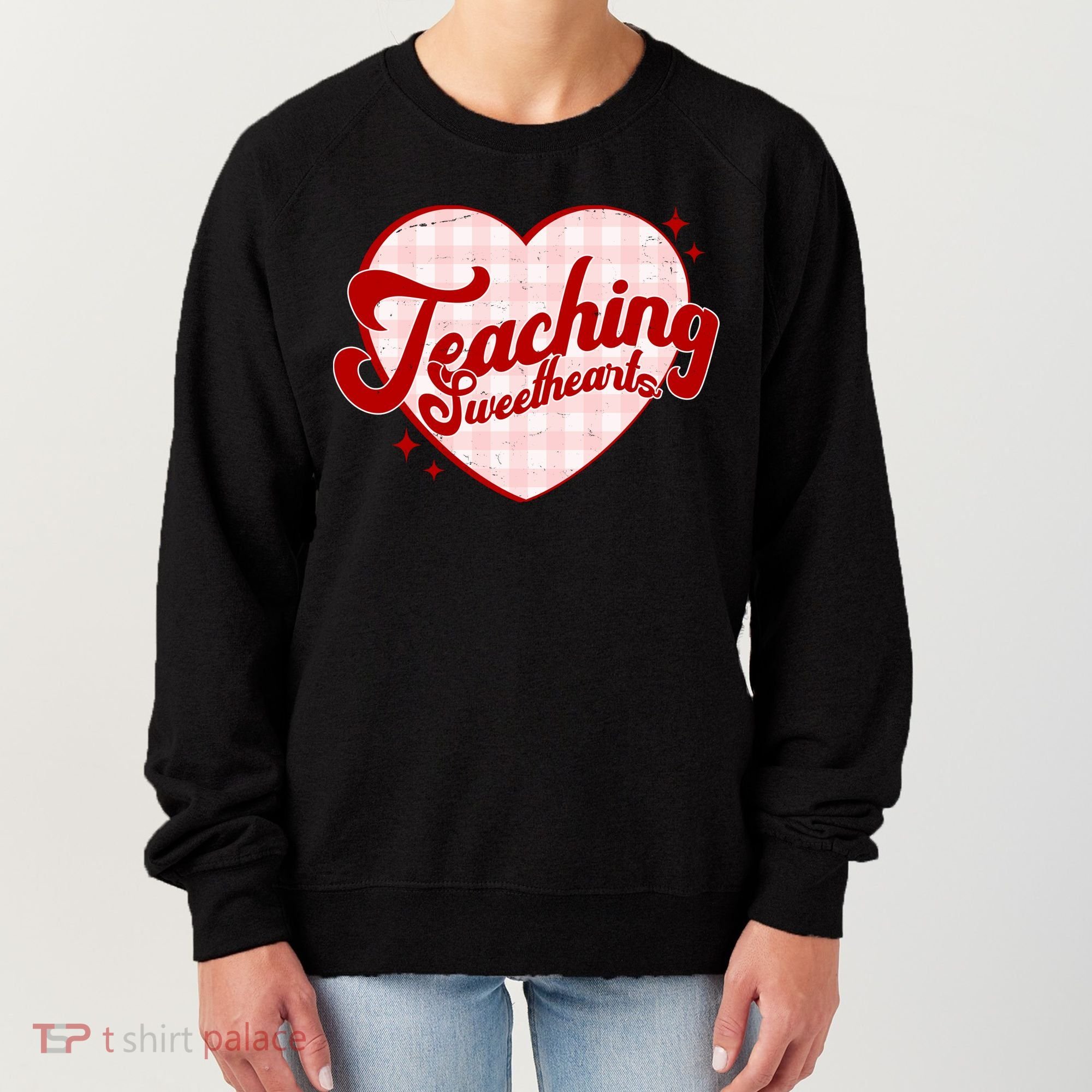 Teaching Sweethearts Cute Valentines Day Teacher Women's Sweatshirt