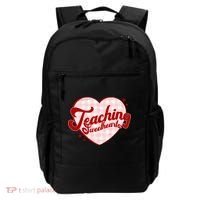 Teaching Sweethearts Cute Valentines Day Teacher Backpack thumb 0