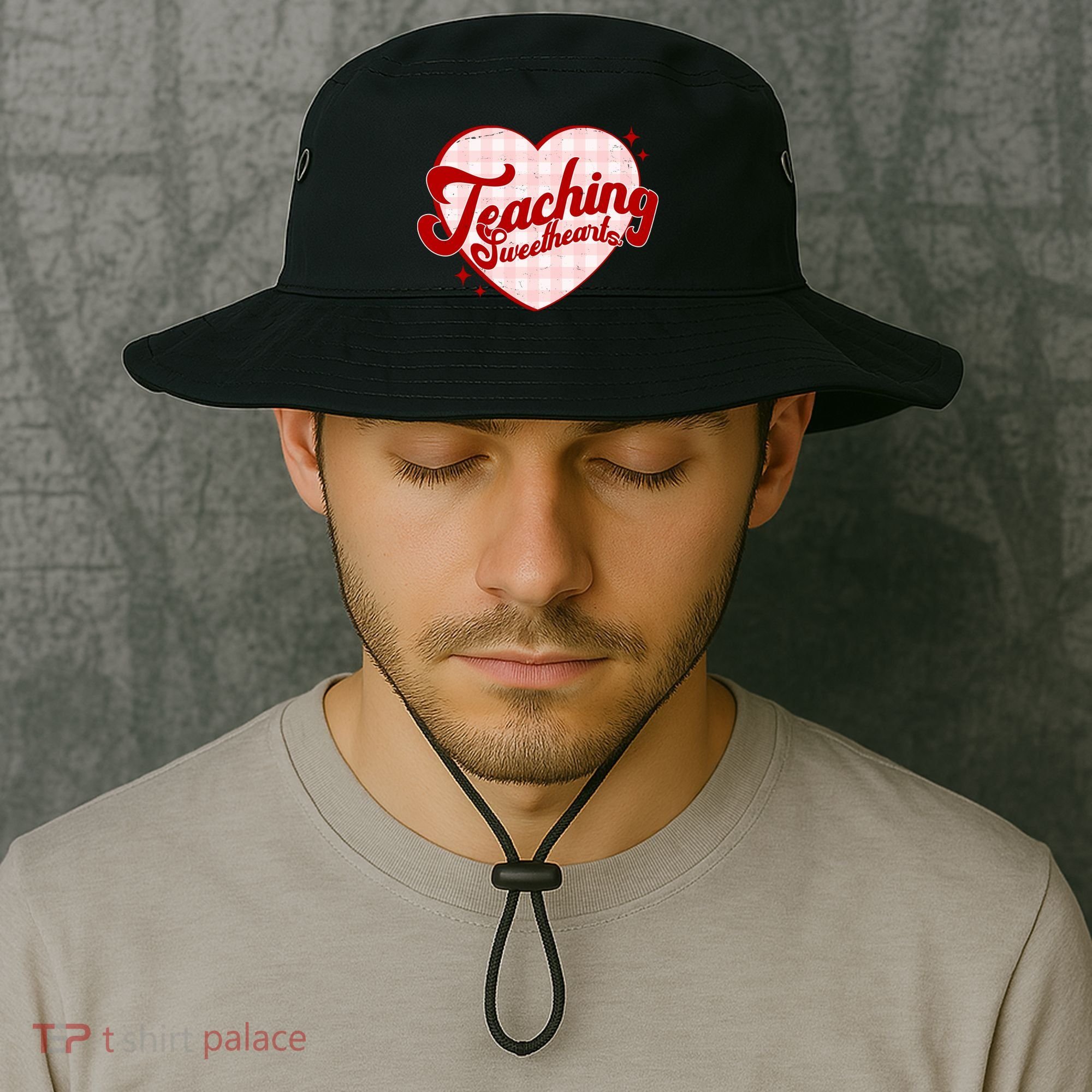 Teaching Sweethearts Cute Valentines Day Teacher Bucket Hat