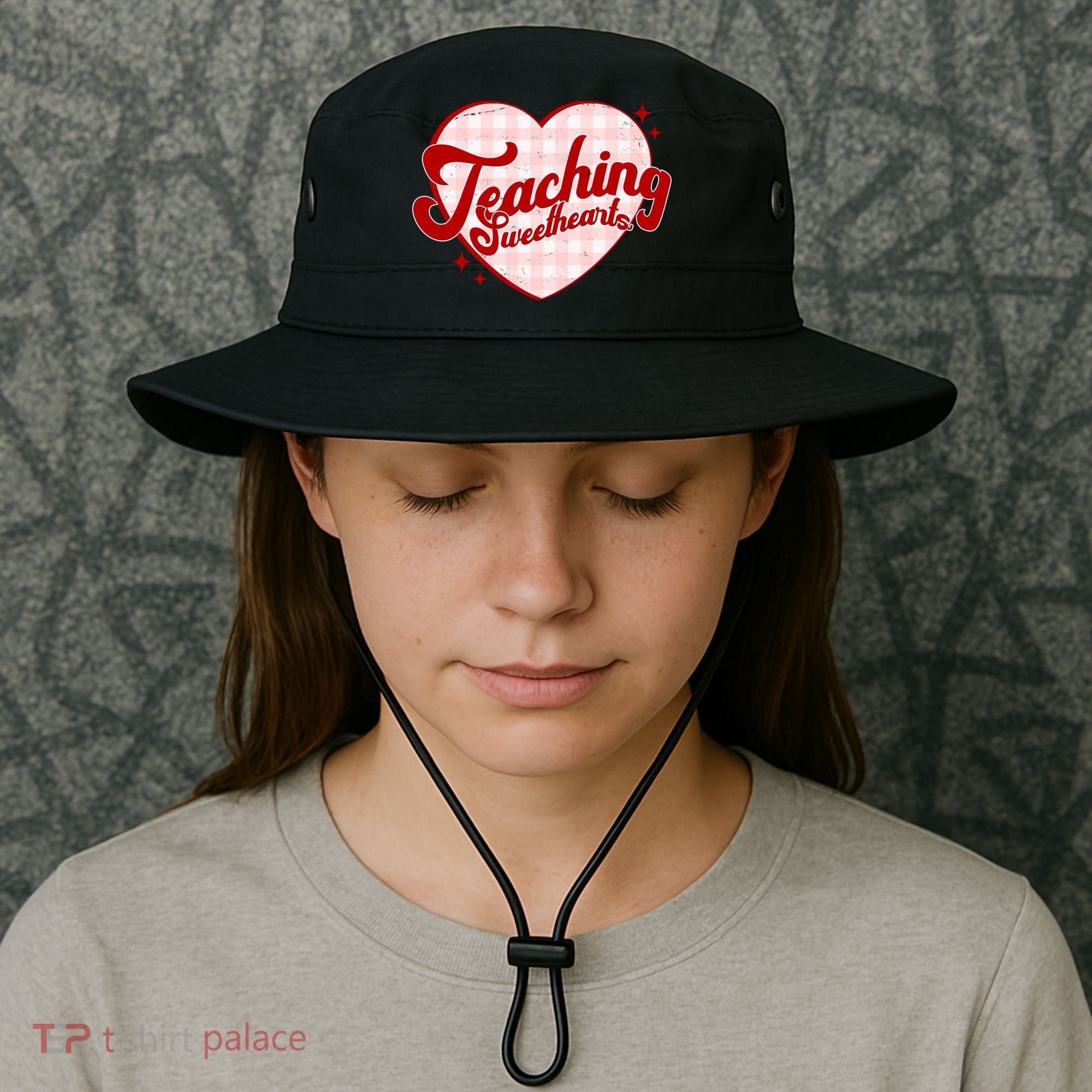 Teaching Sweethearts Cute Valentines Day Teacher Bucket Hat
