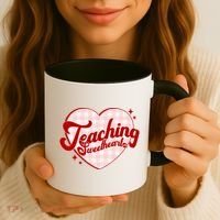 Teaching Sweethearts Cute Valentines Day Teacher Coffee Mug thumb 3