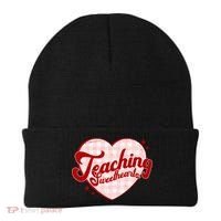Teaching Sweethearts Cute Valentines Day Teacher Beanie thumb 0