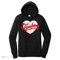 Teaching Sweethearts Cute Valentines Day Teacher Women's Hoodie thumb 0