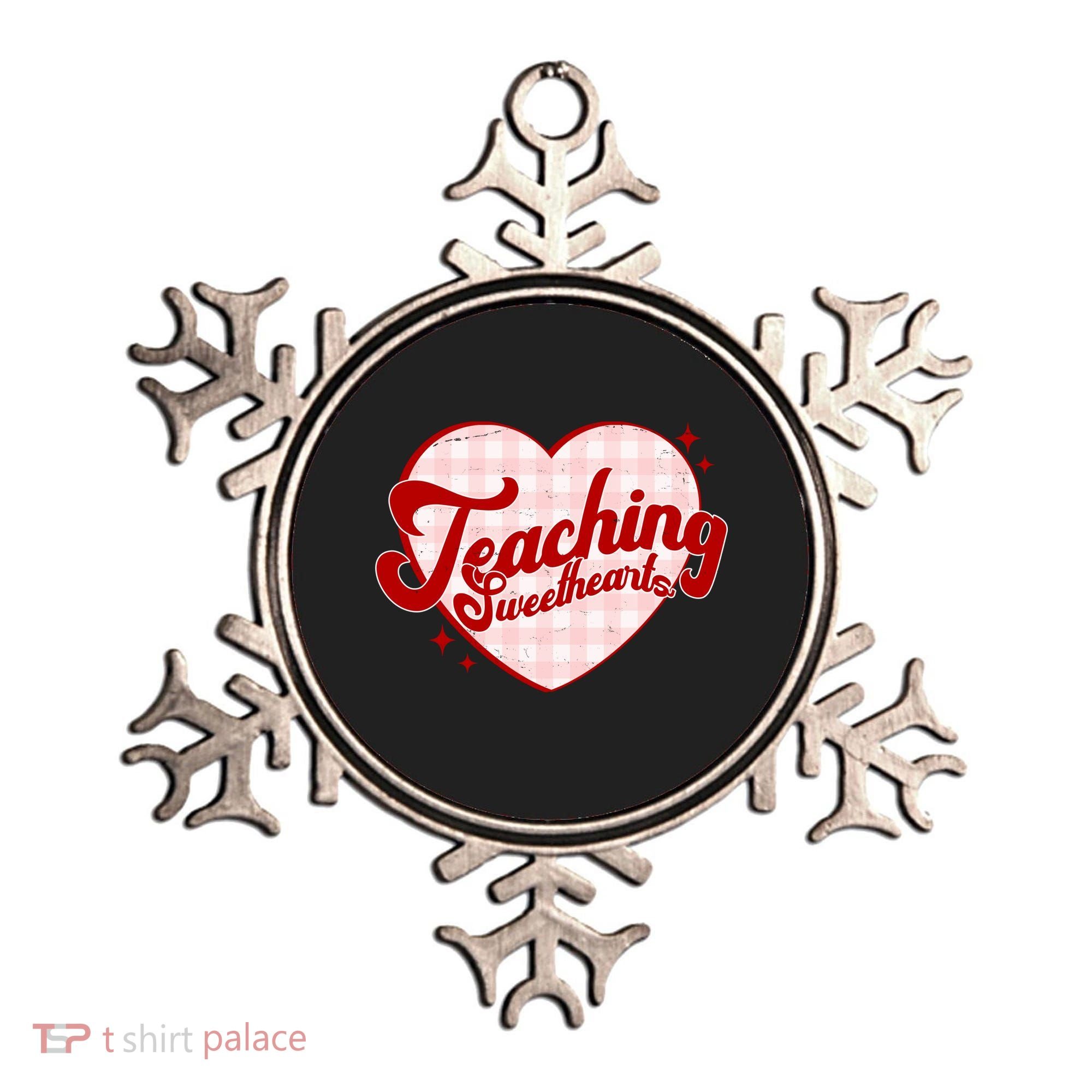 Teaching Sweethearts Cute Valentines Day Teacher Ornament