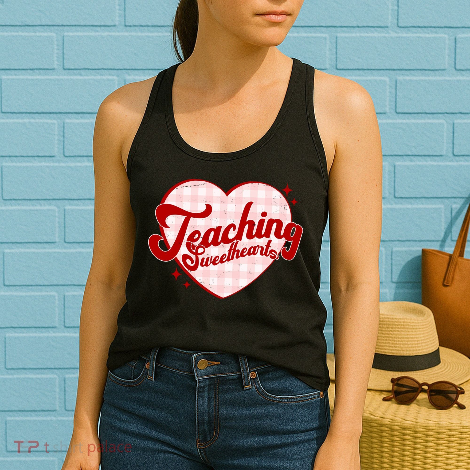 Teaching Sweethearts Cute Valentines Day Teacher Women's Tank Top