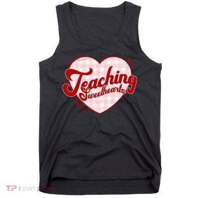 Teaching Sweethearts Cute Valentines Day Teacher Tank Top