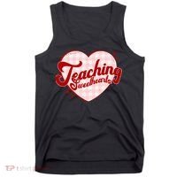 Teaching Sweethearts Cute Valentines Day Teacher Tank Top thumb 0