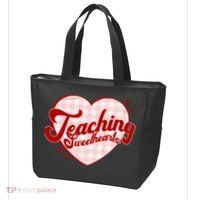 Teaching Sweethearts Cute Valentines Day Teacher Tote Bag thumb 3