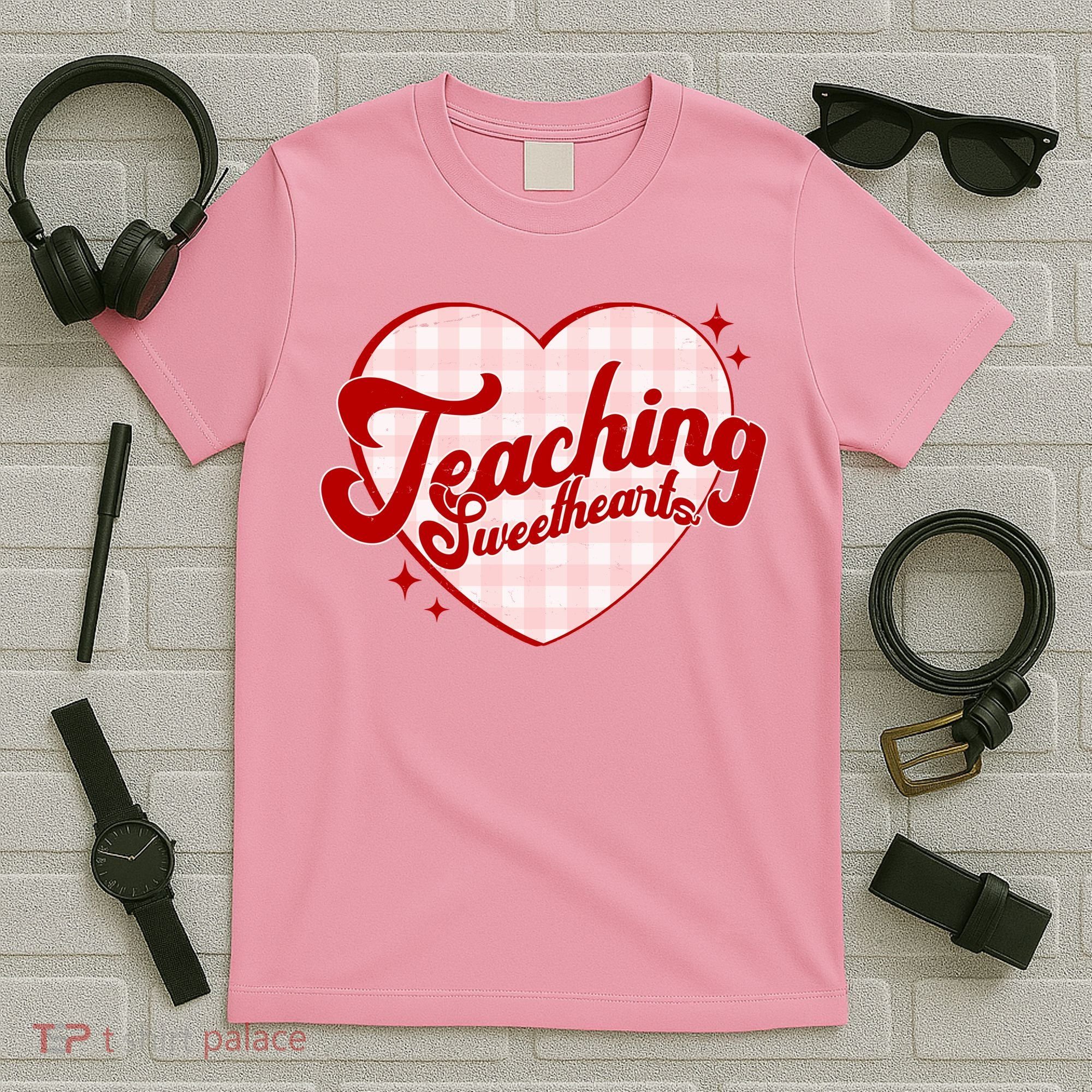 Teaching Sweethearts Cute Valentines Day Teacher T-Shirt