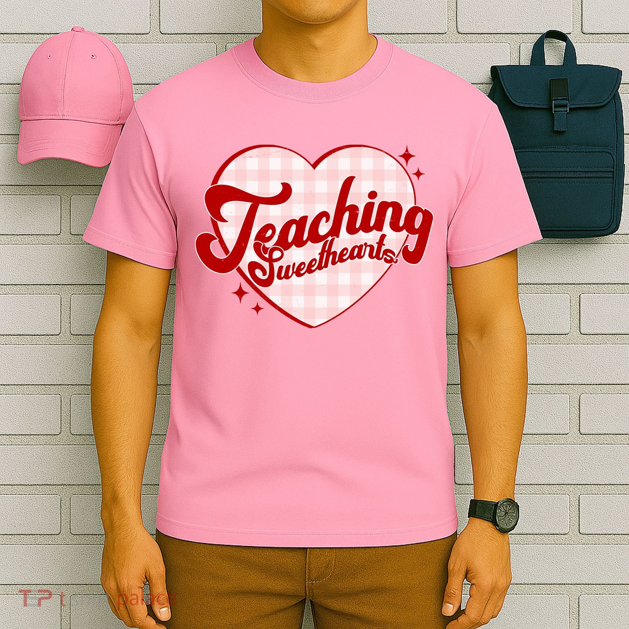 Teaching Sweethearts Cute Valentines Day Teacher T-Shirt