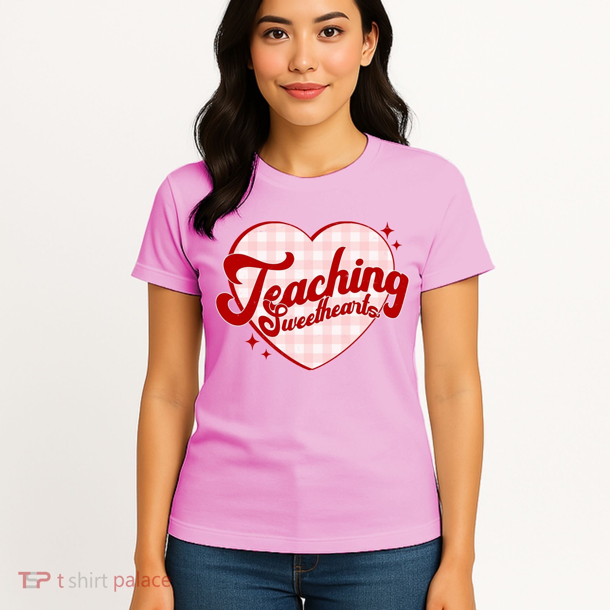 Teaching Sweethearts Cute Valentines Day Teacher Women's T-Shirt