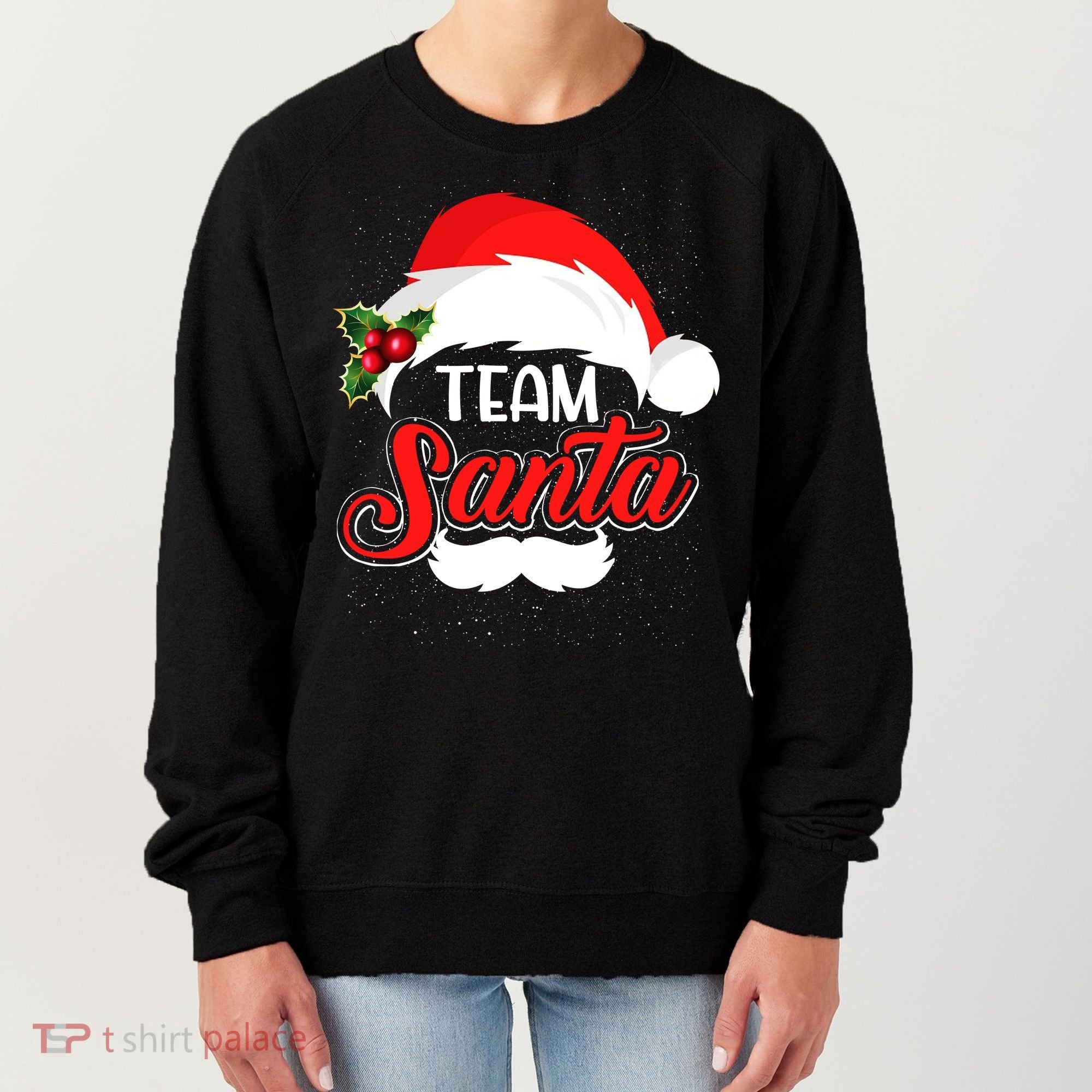 Team Santa Christmas Family Women's Sweatshirt