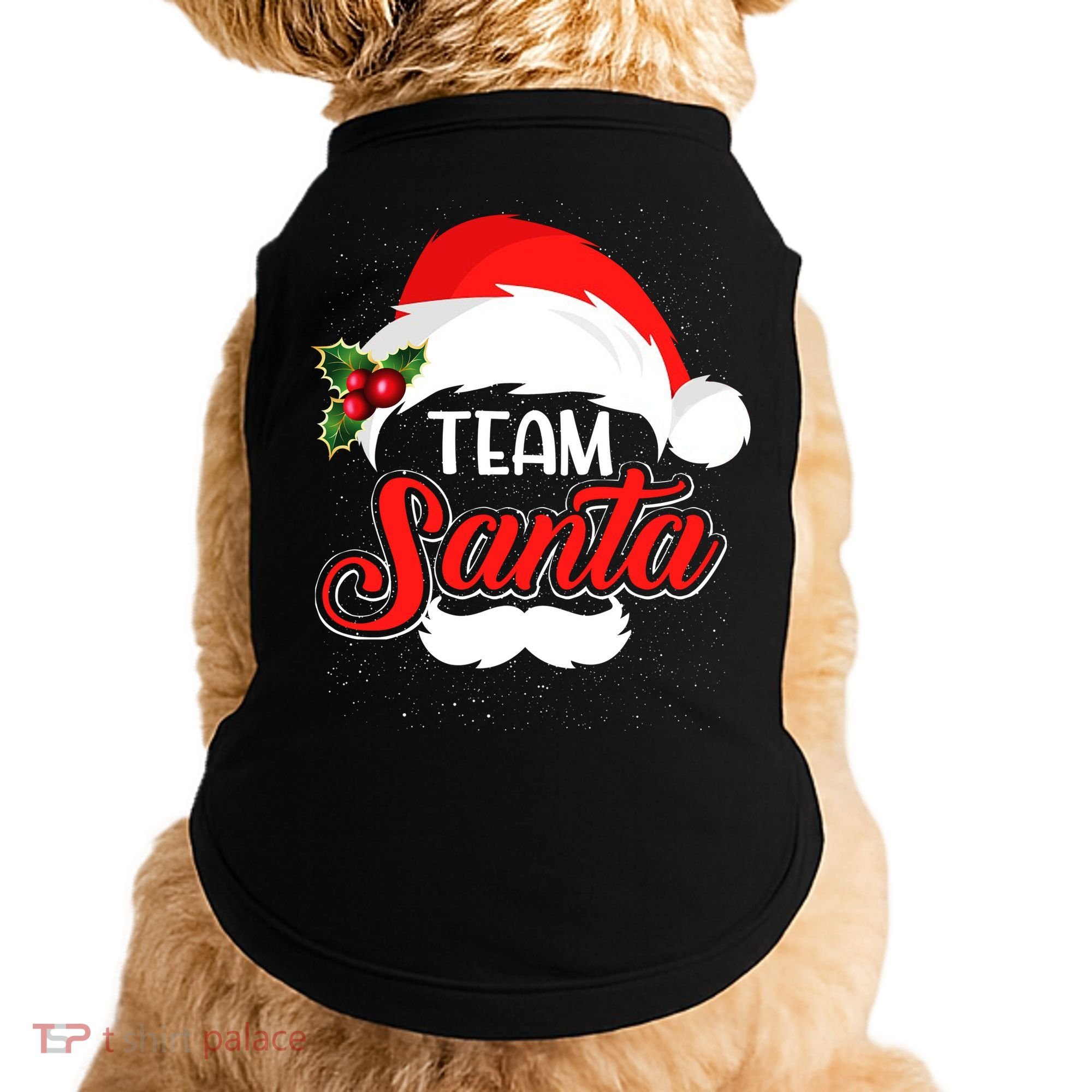 Team Santa Christmas Family Doggie Tank