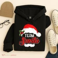 Team Santa Christmas Family Hoodie thumb 4
