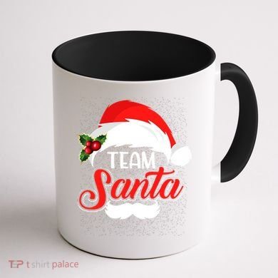 Team Santa Christmas Family Coffee Mug back