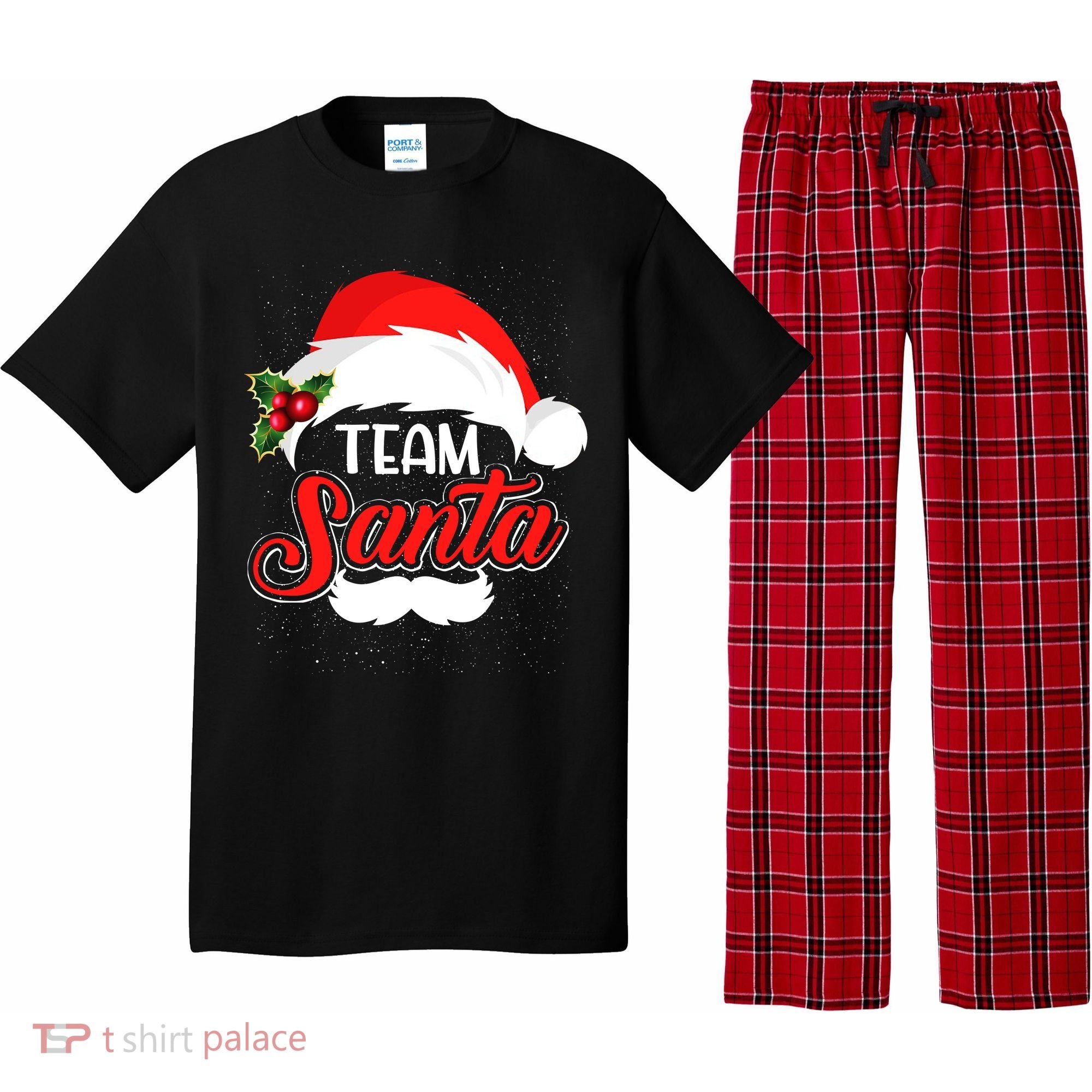 Team Santa Christmas Family Pajama Set