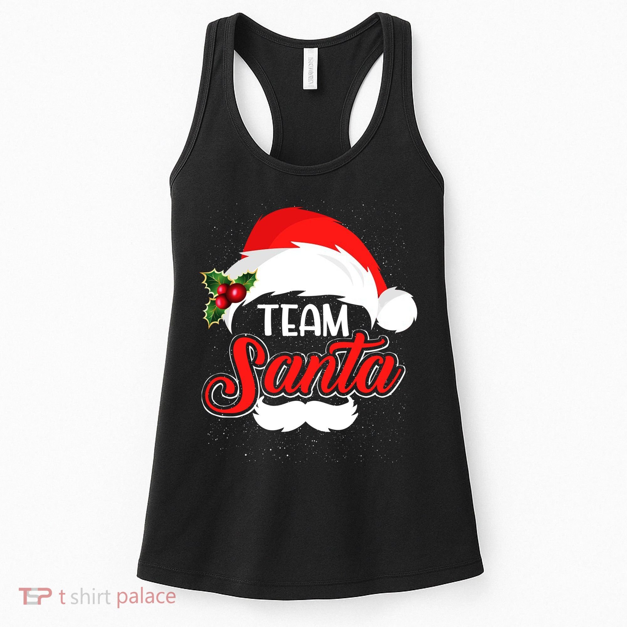 Team Santa Christmas Family Women's Tank Top