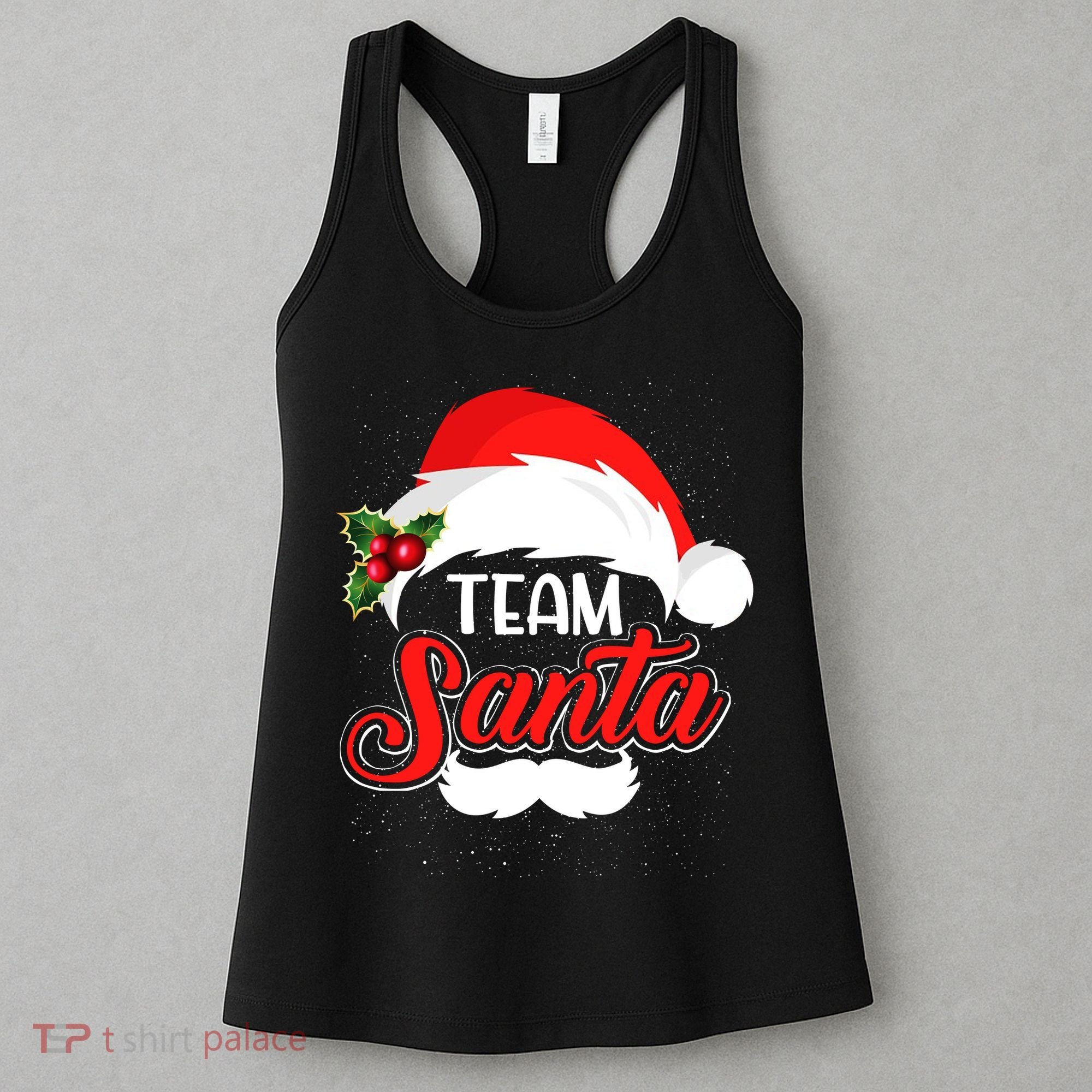 Team Santa Christmas Family Women's Tank Top