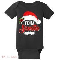 Team Santa Christmas Family Baby Bodysuit thumb 0