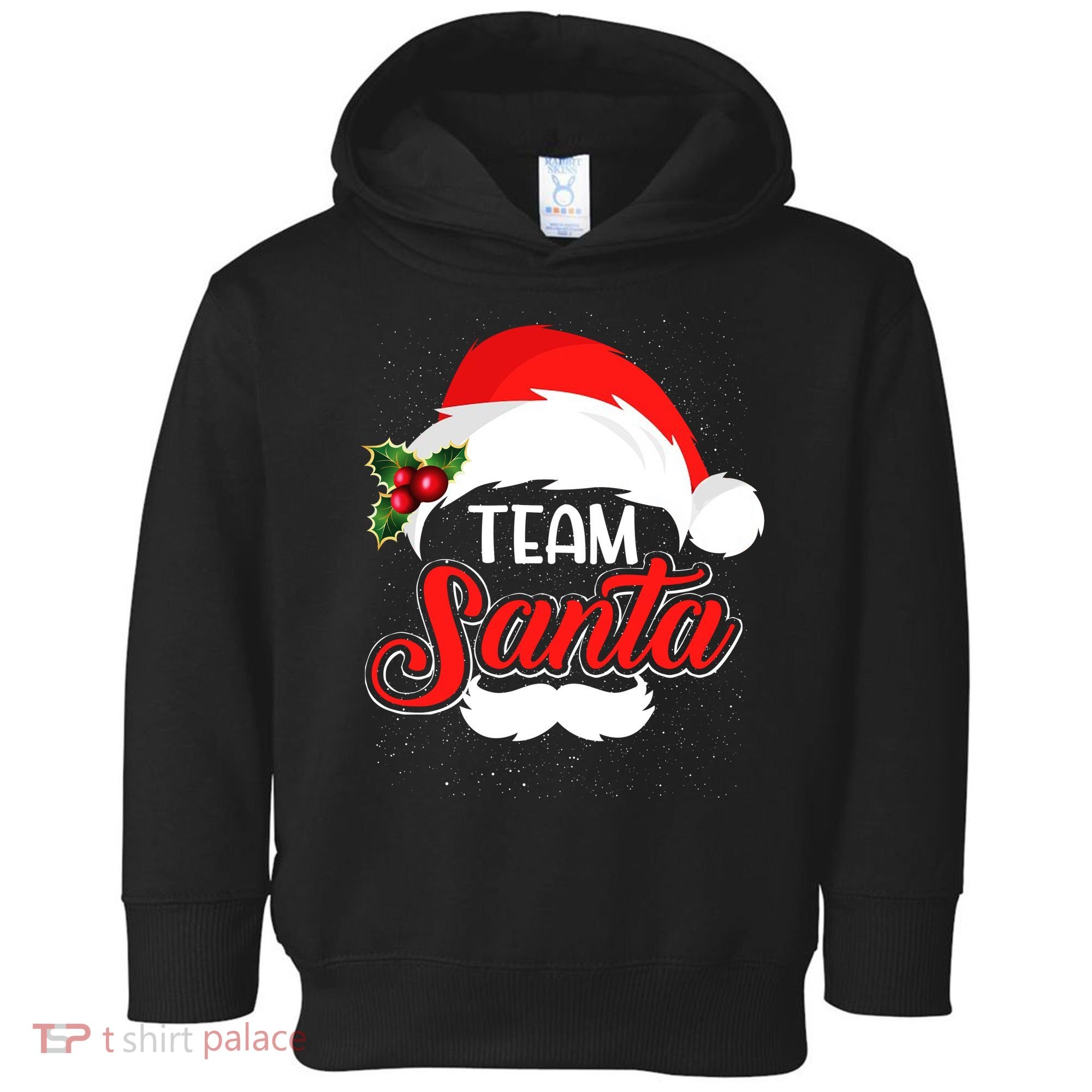Team Santa Christmas Family Toddler Hoodie