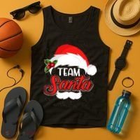 Team Santa Christmas Family Tank Top thumb 4