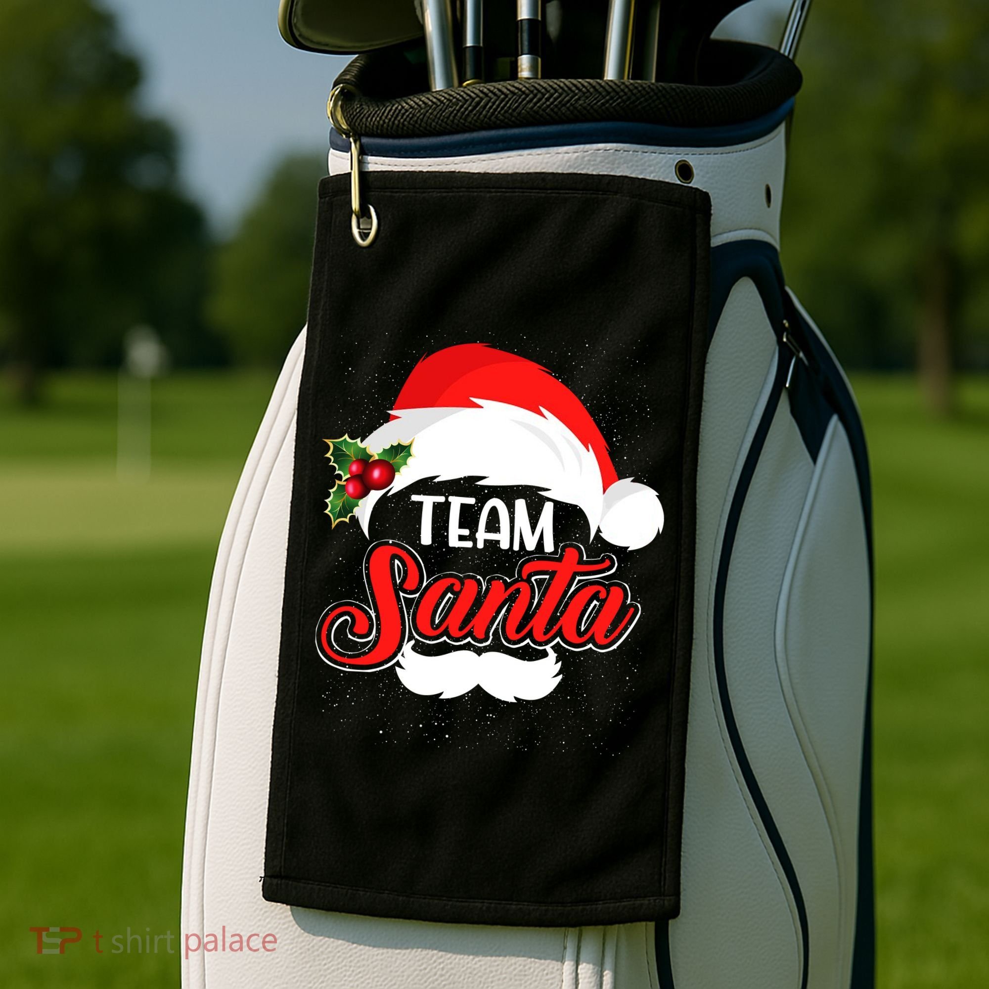 Team Santa Christmas Family Golf Towel