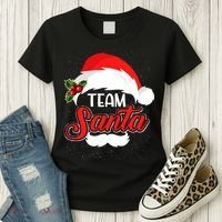 Team Santa Christmas Family Women's T-Shirt thumb 3