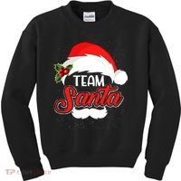 Team Santa Christmas Family Kids Sweatshirt thumb 0