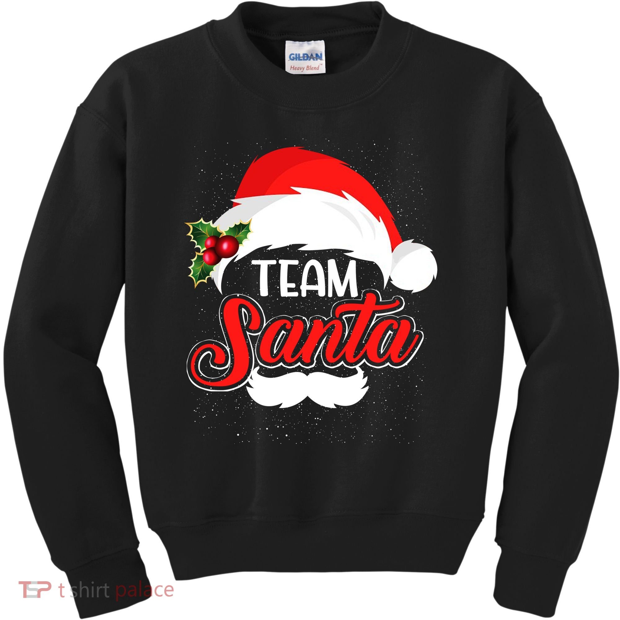 Team Santa Christmas Family Kids Sweatshirt