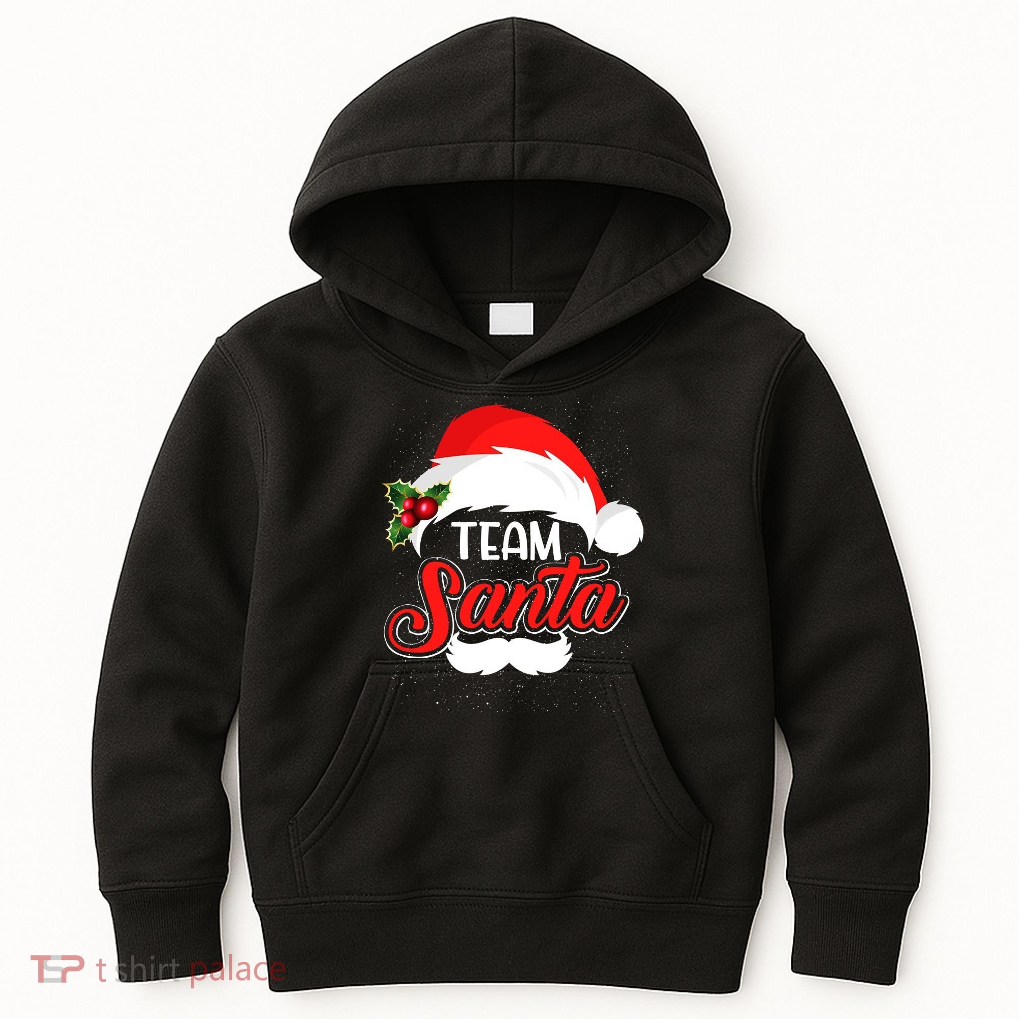 Team Santa Christmas Family Kids Hoodie