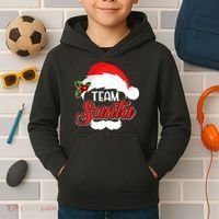 Team Santa Christmas Family Kids Hoodie thumb 2