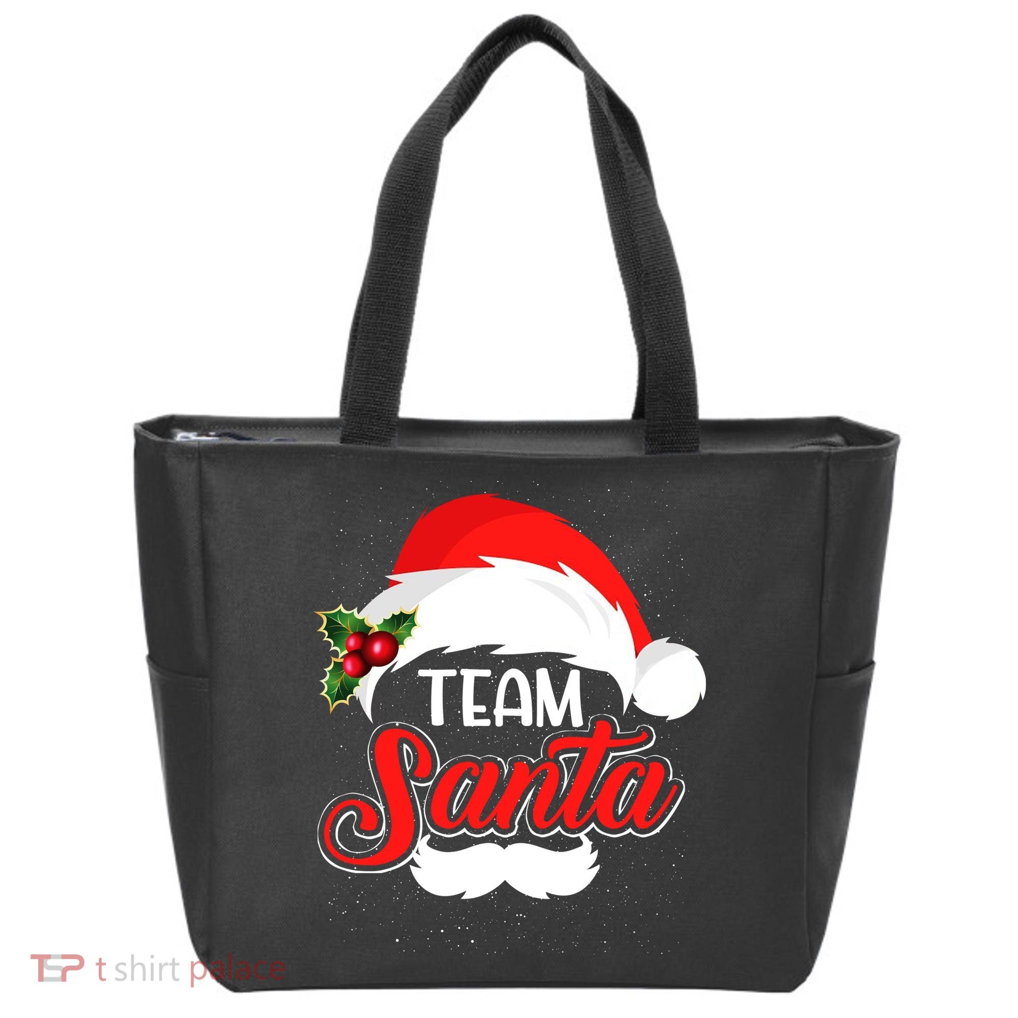 Team Santa Christmas Family Tote Bag