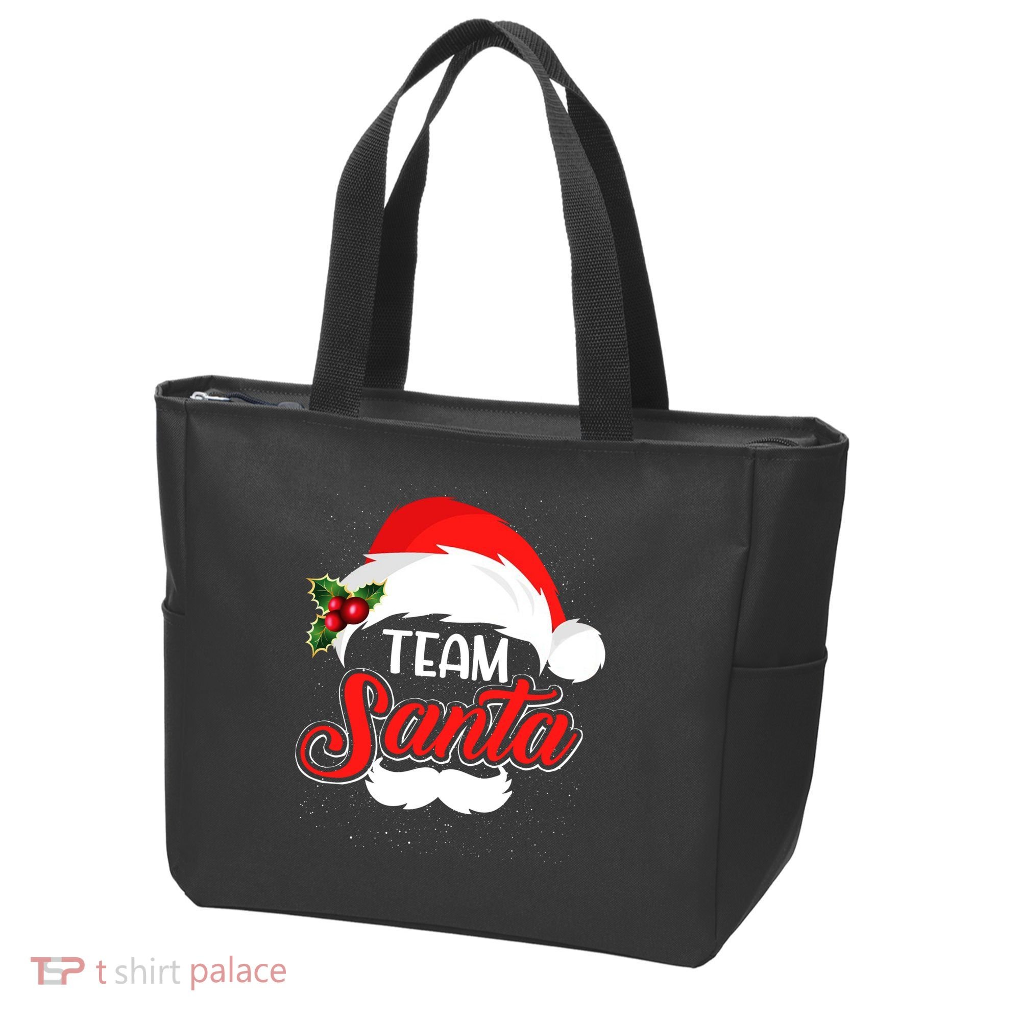 Team Santa Christmas Family Tote Bag