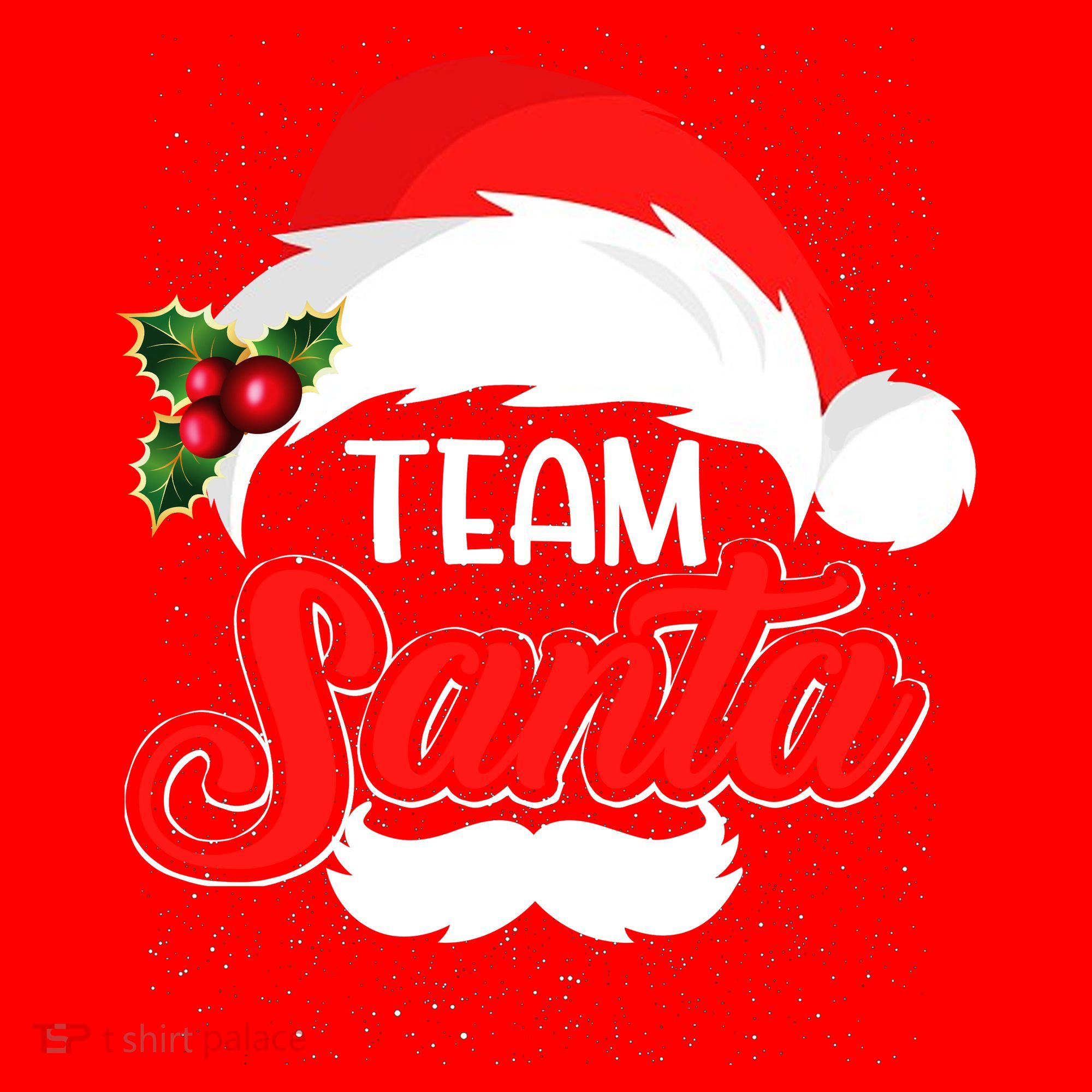 Team Santa Christmas Family Santa Hat