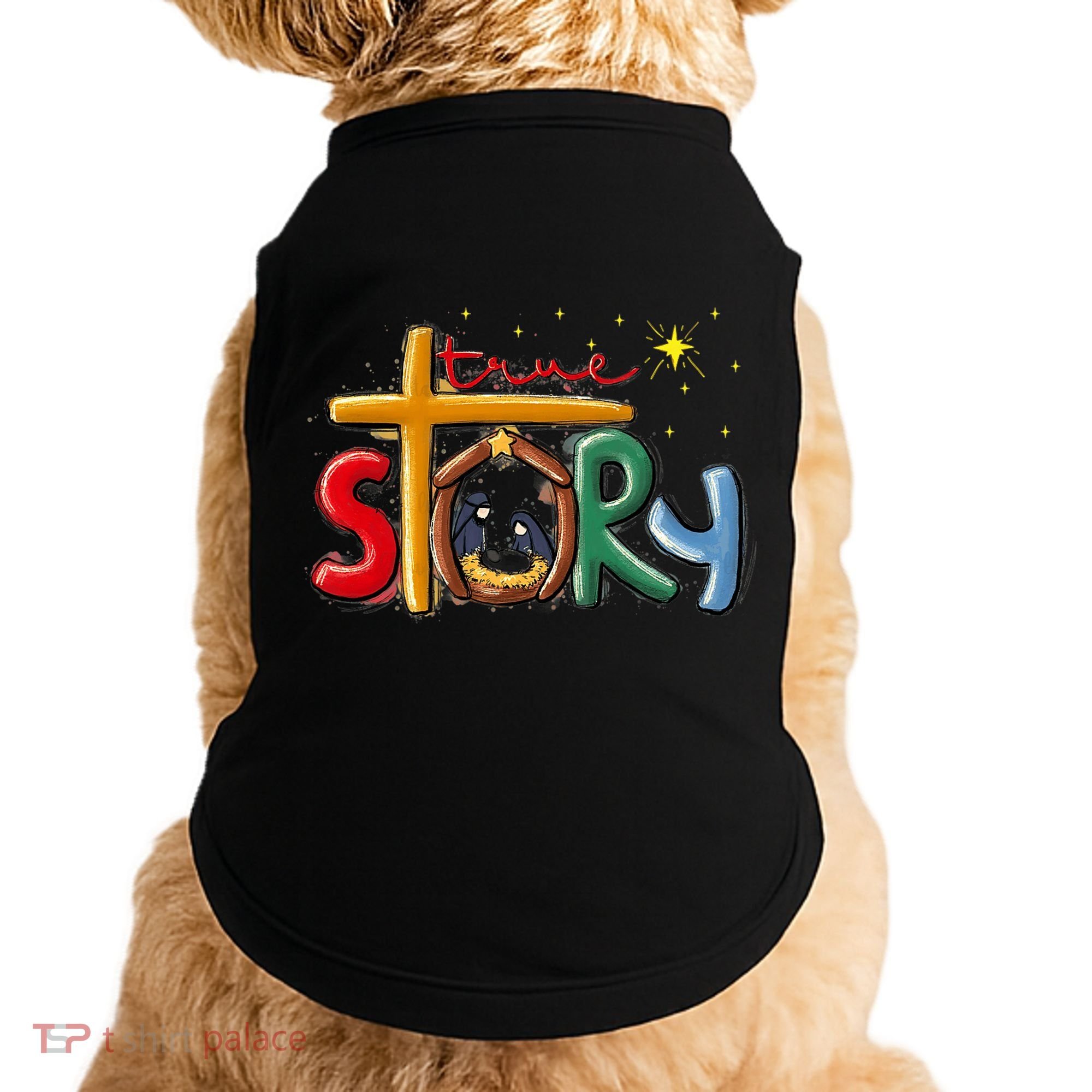 True Story Christmas Nativity Jesus Christian Christmas Premium Doggie Tank