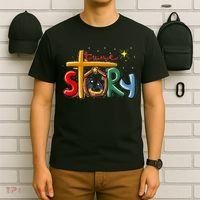True Story Christmas Nativity Jesus Christian Christmas Premium T-Shirt thumb 6