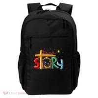 True Story Christmas Nativity Jesus Christian Christmas Premium Backpack thumb 0