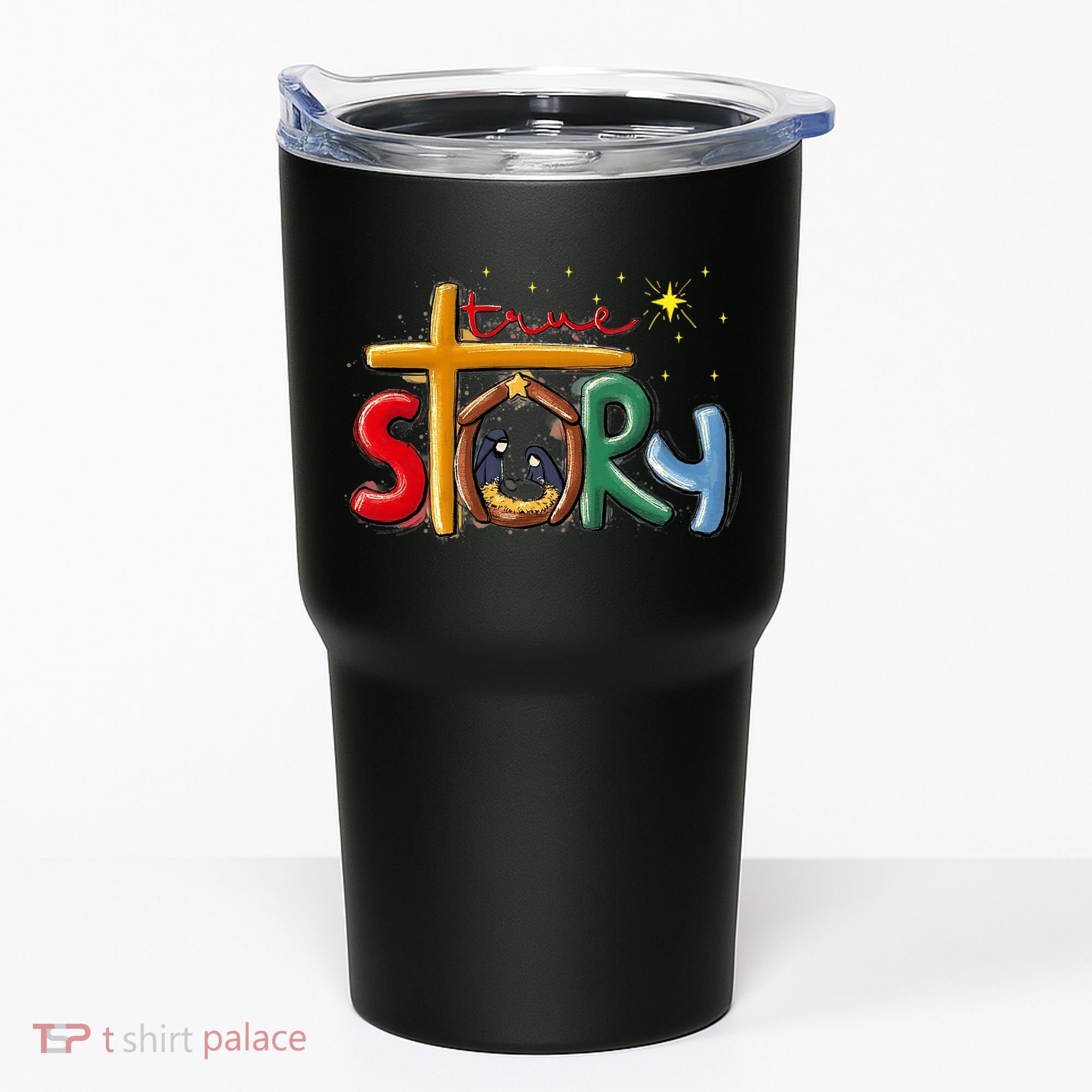 True Story Christmas Nativity Jesus Christian Christmas Premium Tumbler