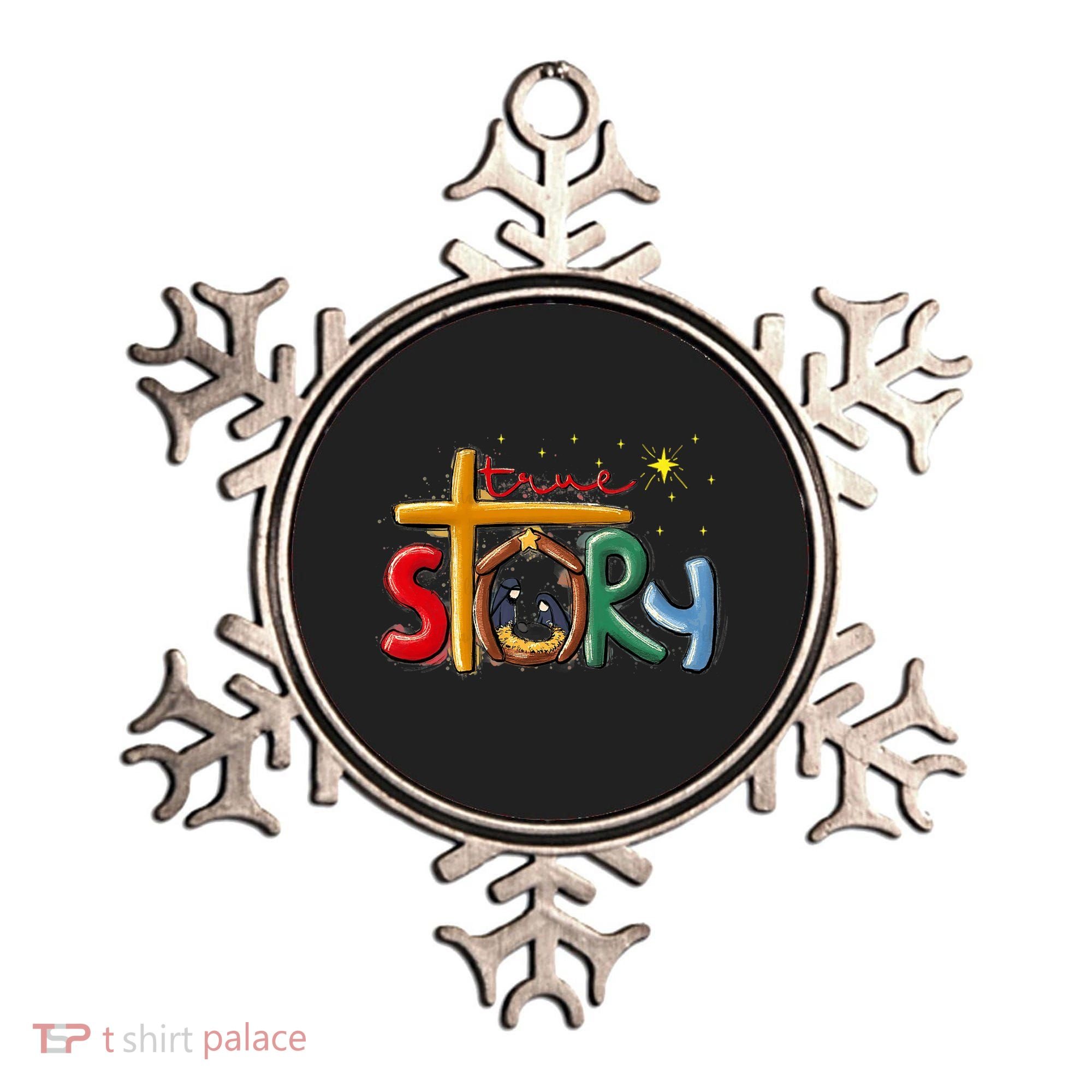 True Story Christmas Nativity Jesus Christian Christmas Premium Ornament