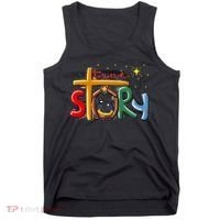 True Story Christmas Nativity Jesus Christian Christmas Premium Tank Top thumb 0