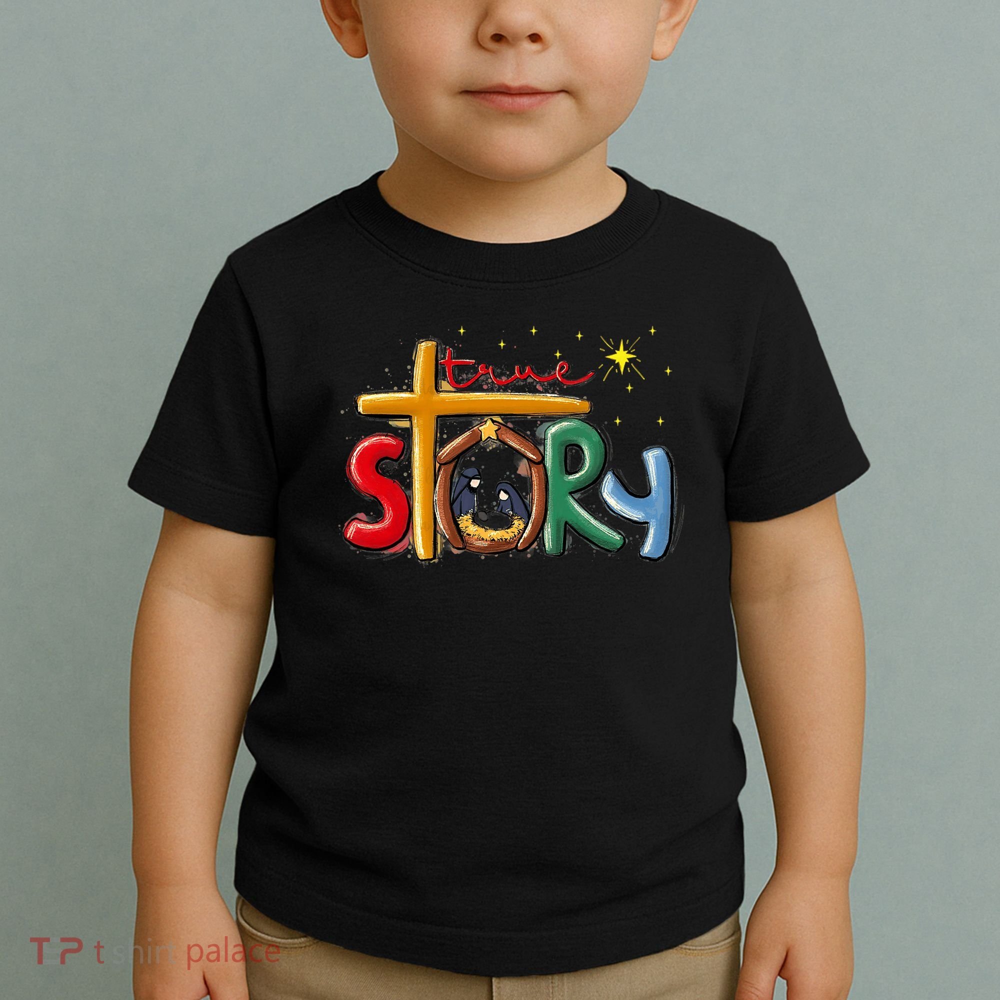 True Story Christmas Nativity Jesus Christian Christmas Premium Toddler T-Shirt