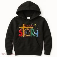True Story Christmas Nativity Jesus Christian Christmas Premium Kids Hoodie thumb 0