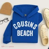 The Summer Cousins Beach I Turned Pretty College Letters Hoodie thumb 4